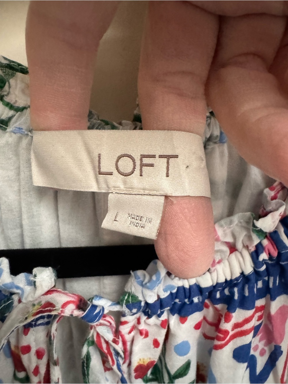 LOFT Mermaid Garden Midi Dress - Picture 7 of 9